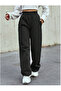 3-Piece Winter Black Gray Navy Wide-Leg Winter Sweatpants Set Plus Size Comfortable Fabric - 2