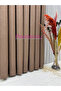Bohemian Style Linen Gizia Brown Background Curtain (Single Panel) Does Not Need Ironing Heavy Weight Suitable for Any Room - 5