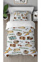 Holiday Trip Airplane Trip Travel Patterned Digital Printed Special Design Stylish Children's Duvet Cover Set Without Sheets