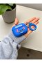 حافظة سماعات AirPods Pro الجيل الثاني متوافقة مع التصميم الأزرق ثلاثي الأبعاد المنقوش من السيليكون، متوافقة مع نظام iOS - 5