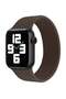 حزام بديل من السيليكون القابل للتمدد بحلقة منفردة مضفرة لساعة Apple Watch SE