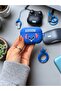 حافظة سماعات AirPods Pro الجيل الثاني متوافقة مع التصميم الأزرق ثلاثي الأبعاد المنقوش من السيليكون، متوافقة مع نظام iOS - 3