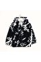 Navy Blue Boy's Hooded Plush Coat 1-5 Years Old 323506 - 2
