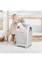 Collapsible Laundry Basket with Wheels & Handle — Foldable 40L Clothes Hamper - 6
