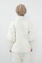 Pleated Winter Furry Cashmere Women's Bonnet, B-98Tk, Stone - 7