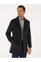 Anthracite Ex. Slim Fit Wool Blend Cashmere Coat 50314200-Vr006 - 3