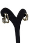 - İrem 3914 Double Square Crushed Detail Earrings - 2