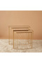 Rectangular 2-Piece Mirror Top Console Table Set - 2