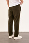 Premium Men's Four-Season Baggy Trousers – Thick Textured Lycra Fabric Khaki - 4