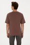 Men's Comfort Fit Crew Neck Brown T-Shirt 50324811-Vr029 - 5