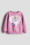Girl's Pink Elsa Sweatshirt - 3