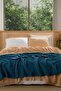 Muslin Bedspread Ultra Soft High Quality 4 Layers Muslin Pike (Double Size (240X320 cm) - 4