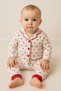 100% Cotton Heart Patterned Baby Girl Pajama Set (1 Year Old/2 Year Old/3 Year Old)