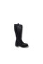İzlife 232 Women's Black Long Zippered Low Heel Boots