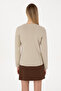 Women's Light Khaki Basic Knitwear Cardigan 50307719-Vr183 - 5