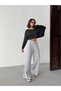 Waist-Tied Comfortable Fit Wide Leg Sweatpants Missea2683 - 4