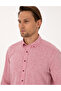 Pomegranate Blossom Linen Blend Regular Fit Long Sleeve Shirt 50303245-Vr239 - 2