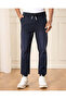 Men Navy Plain Basic Jogger