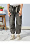 Boys Grey Side Cargo Pocket Jogger