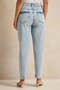 Women Blue Solid Mom Jeans - 3