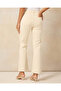 Women Beige High Waist Flared Jeans - 3