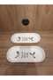 New Year Boat Plate 2 Pieces 26 cm Koki̇na/Santa Claus/New Year/Pine Tree - 7