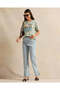 Women Blue Straight Fit Jeans - 2