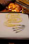 Special Faceted Cut 99' Amber Silver Design Prayer Beads (Amber), (Drop Amber Prayer Beads)