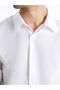 Ozmarka New Season White Comfortable Fit Long Sleeve Men's Shirt - 3