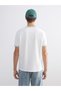 İzr New Season Contrast Detailed Combed Cotton Men's T-Shirt - 4