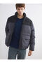 Rmz Gi̇yi̇m Farkiyla Standardfit Judge's Robe Collar Men's Puffer Jacket