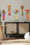 African Women 5 Piece Wall Decor Painting Csafk1 - 7