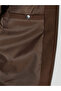 Özmarka New Season Brown Shirt Collar Wool Blend Men's Cashmere Jacket - 8
