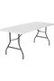 Heavy Duty Folding Table, 6ft, White