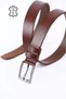 100% Genuine Leather Men's Denim-Cloth Belt Tosado 3.5cm Buffalo Leather