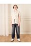 Senior Boys Beige Striped Collared Shirt - 2