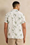 Men White Printed Casual Shirt - 3