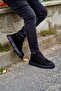Moreno Black Nubuck Men's Leather Shoes - 7