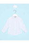 Infant Boys White Solid Shirt