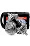 Chrome Dumbbell Set EM-9227-20 Adjustable 20KG with Barbell & Case for Home Workouts - 2