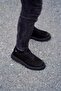 Moreno Black Nubuck Men's Leather Shoes - 5