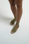 San Tropez Sandal - Green Sandal For Women - 2