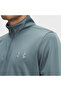 Knit Track Men's Blue Mock Neck Tracksuit Set - 2