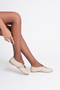 Patent Orthopedic Sole Trok Embroidered Daily Comfortable Women's Ballerinas - 3
