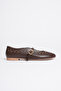 Patent Orthopedic Sole Trok Embroidered Daily Comfortable Women's Ballerinas - 7