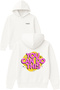 You Can Do This Design Printed Oversized White Hooded Sweatshirt