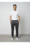 Modal Fabric Ribbed Detailed Premium Trousers with Elastic Waist - 3