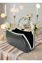 Black Color Special Design Color Crystal Pattern Stone Handle Women's Evening Dress Bag - 4