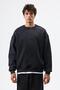 Basic Oversize Yıkamalı Sweatshirt Siyah - 3