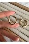 Gold Basic Hoop Earrings - 3
